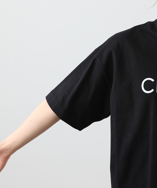 COLONY 2139(コロニートゥーワンスリーナイン)の「CERTAIN Tシャツ(Tシャツ/カットソー・レディース・ブラック/サックスブルー/チャコールグレー/ホワイト・FREE)」の10枚目の写真