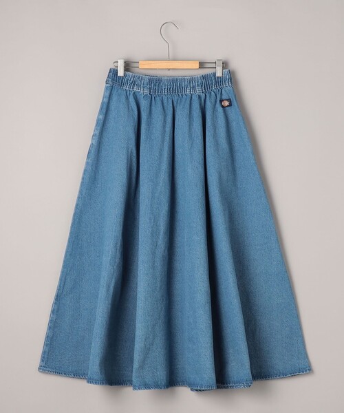 Dickies（ディッキーズ）の「【WEB限定】Dickies（ディッキーズ）イージーフレアスカート（デニム）（スカート・レディース・コバルトブルー・M/L）」の8枚目の写真