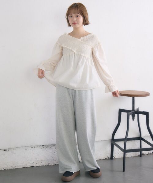 RETRO GIRL(レトロガール)の「スウェットパンツ(スウェットパンツ・レディース・ホワイト系その他/ブラック/ナチュラル・FREE)」の12枚目の写真