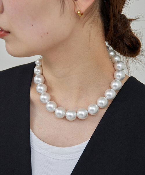 ガリャルダガランテ　パールネックレス GALLARDAGALANTE（ガリャルダガランテ）の「BIGパールネックレス