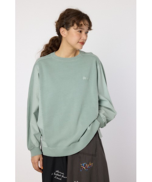 RODEO CROWNS WIDE BOWL(ロデオクラウンズワイドボウル)の「ピグメントバック切替トップス(その他トップス・レディース・クリアレッド/アイボリー/ブラック/サックスブルー・FREE)」の22枚目の写真
