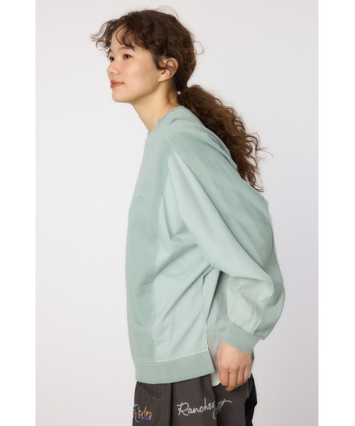 RODEO CROWNS WIDE BOWL（ロデオクラウンズワイドボウル）の「ピグメントバック切替トップス（その他トップス・レディース・クリアレッド/アイボリー/ブラック/サックスブルー・FREE）」の5枚目の写真