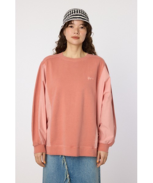 RODEO CROWNS WIDE BOWL（ロデオクラウンズワイドボウル）の「ピグメントバック切替トップス（その他トップス・レディース・クリアレッド/アイボリー/ブラック/サックスブルー・FREE）」の14枚目の写真