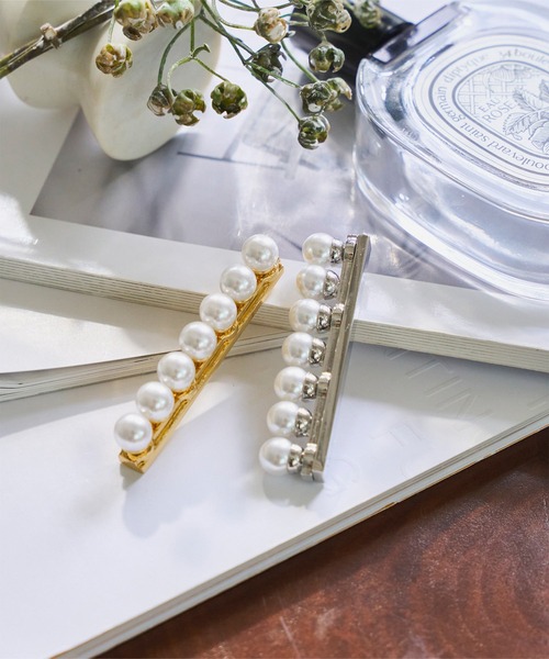 KOBE LETTUCE（コウベレタス）の「パールマグネットブローチ（ブローチ/コサージュ・レディース・ゴールド/シルバー・FREE）」の3枚目の写真