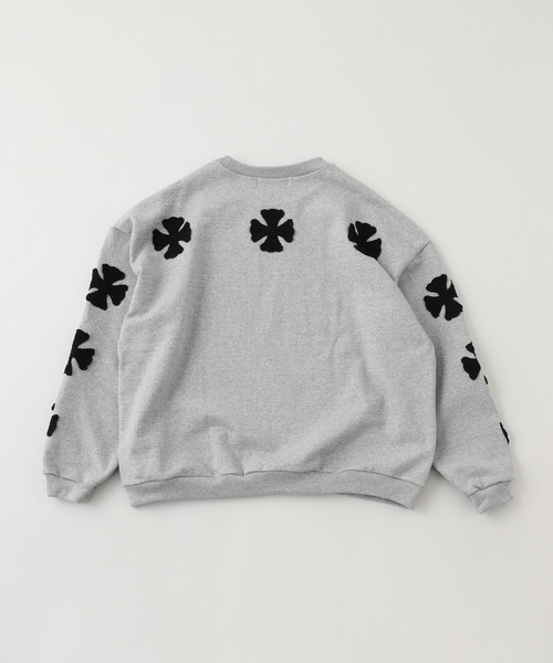 DISCOVERED/ ディスカバード IRON CROSS CROCHET SWEAT（Tシャツ