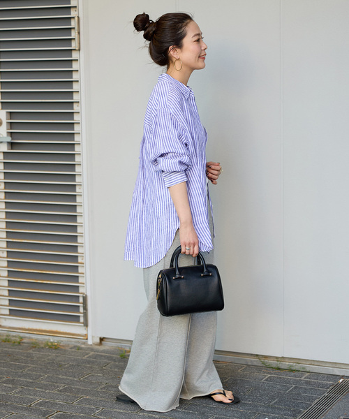 B.C STOCK（ベーセーストック）の「《追加3》ウォッシャブル / 裏毛センターシームスウェットパンツ（スウェットパンツ・レディース・チャコールグレー/ブラック系その他・FREE）」の10枚目の写真