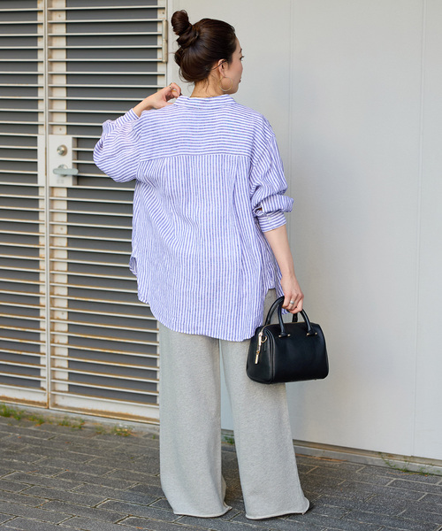 B.C STOCK（ベーセーストック）の「《追加3》ウォッシャブル / 裏毛センターシームスウェットパンツ（スウェットパンツ・レディース・チャコールグレー/ブラック系その他・FREE）」の11枚目の写真