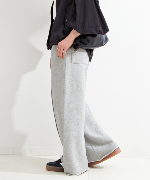 B.C STOCK（ベーセーストック）の「《追加3》ウォッシャブル / 裏毛センターシームスウェットパンツ（スウェットパンツ・レディース・チャコールグレー/ブラック系その他・FREE）」の17枚目の写真