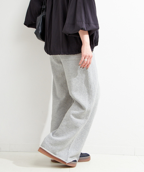 B.C STOCK（ベーセーストック）の「《追加3》ウォッシャブル / 裏毛センターシームスウェットパンツ（スウェットパンツ・レディース・チャコールグレー/ブラック系その他・FREE）」の18枚目の写真
