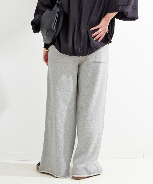 B.C STOCK（ベーセーストック）の「《追加3》ウォッシャブル / 裏毛センターシームスウェットパンツ（スウェットパンツ・レディース・チャコールグレー/ブラック系その他・FREE）」の19枚目の写真