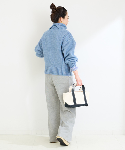 B.C STOCK（ベーセーストック）の「《追加3》ウォッシャブル / 裏毛センターシームスウェットパンツ（スウェットパンツ・レディース・チャコールグレー/ブラック系その他・FREE）」の22枚目の写真