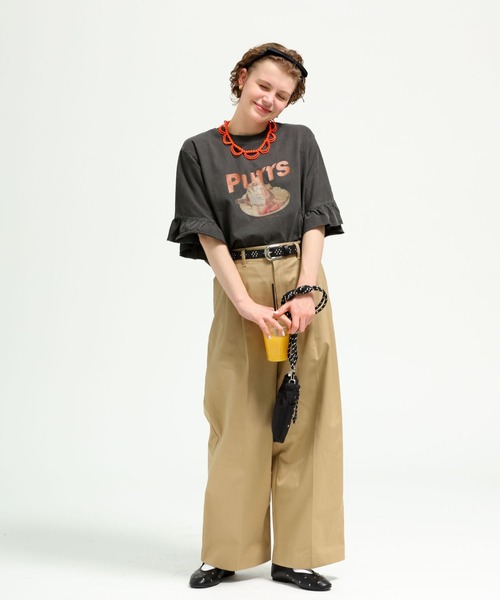 niko and...(ニコアンド)の「ビーズレース襟ネックレス(ネックレス・レディース・グレー/オレンジ/ブルー/ベージュ/ホワイト/レッド・0)」の7枚目の写真