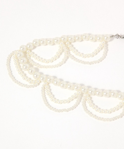 niko and...(ニコアンド)の「ビーズレース襟ネックレス(ネックレス・レディース・グレー/オレンジ/ブルー/ベージュ/ホワイト/レッド・0)」の16枚目の写真