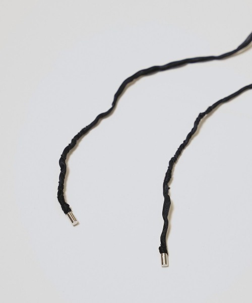 TODAYFUL（トゥデイフル）の「TODAYFUL　Silk Cord Choker シルクコードチョーカー/12510906（チョーカー・レディース・ブラック・ONE SIZE）」の2枚目の写真