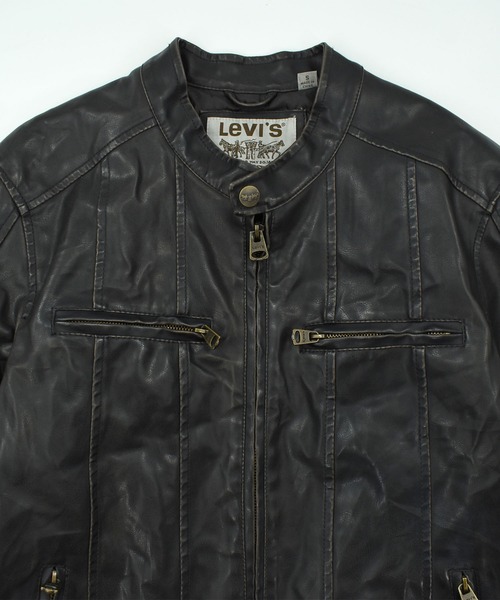 Levi's（リーバイス）の「【ヴィンテージ古着】Y2K Levi’s シングルライダース ジャケット（ライダースジャケット・メンズ・ブラック・SMALL）」の11枚目の写真