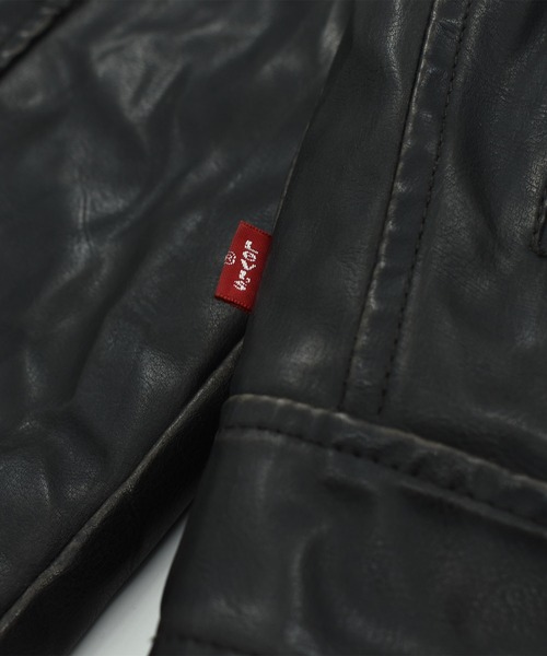 Levi's（リーバイス）の「【ヴィンテージ古着】Y2K Levi’s シングルライダース ジャケット（ライダースジャケット・メンズ・ブラック・SMALL）」の9枚目の写真