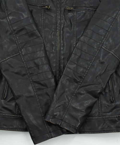 Levi's（リーバイス）の「【ヴィンテージ古着】Y2K Levi’s シングルライダース ジャケット（ライダースジャケット・メンズ・ブラック・SMALL）」の7枚目の写真