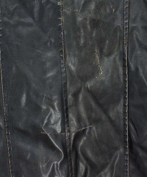 Levi's（リーバイス）の「【ヴィンテージ古着】Y2K Levi’s シングルライダース ジャケット（ライダースジャケット・メンズ・ブラック・SMALL）」の2枚目の写真