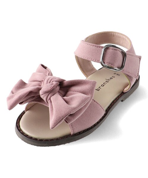 BRANSHES（ブランシェス）の「リボンサンダル（サンダル・キッズ・ピンク/ブラック・18.0cm/17.0cm/16.0cm/15.0cm/19.0cm/20.0cm）」の5枚目の写真
