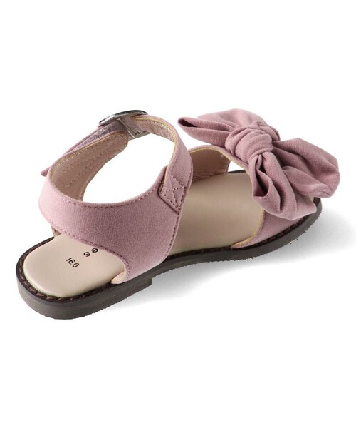 BRANSHES（ブランシェス）の「リボンサンダル（サンダル・キッズ・ピンク/ブラック・18.0cm/17.0cm/16.0cm/15.0cm/19.0cm/20.0cm）」の6枚目の写真