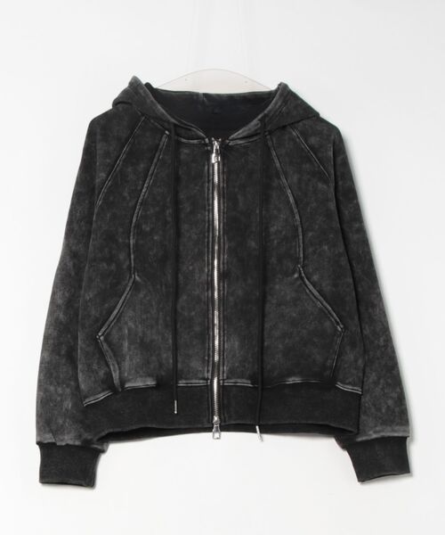 papier ブロックンパーカー　ネイビー UNION IVY HOODIE ユニオン フ―ディー パーカー（パーカー