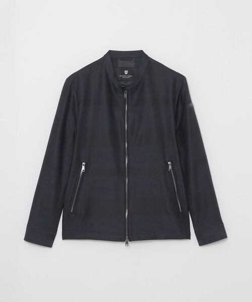 BLACK LABEL CRESTBRIDGE(ブラックレーベル・クレストブリッジ)の「シャドークレストブリッジチェックカラミライダースブルゾン(ブルゾン・メンズ・ネイビー/グレー系その他・L/M/XL)」の18枚目の写真