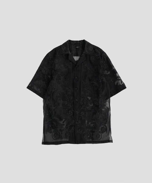 TAAKK(ターク)の「【TAAKK/ターク】OPEN COLLAR SHIRTS(シャツ/ブラウス・メンズ・ホワイト/ブラック・1/2/3)」の2枚目の写真