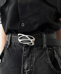 WESTSEA | メタルバックル フェイクレザーベルト 個性的(ベルト)