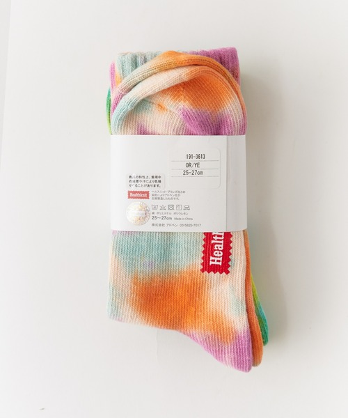 Healthknit(ヘルスニット)の「Healthknit/ヘルスニット タイダイ 靴下 2026新作 再入荷(ソックス/靴下・メンズ・ブルー/オレンジ・25-27/23-25)」の12枚目の写真
