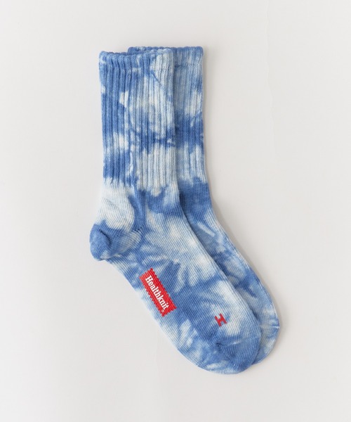 Healthknit(ヘルスニット)の「Healthknit/ヘルスニット タイダイ 靴下 2026新作 再入荷(ソックス/靴下・メンズ・ブルー/オレンジ・25-27/23-25)」の10枚目の写真