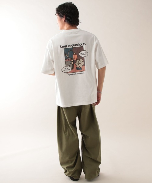 RAGEBLUE(レイジブルー)の「【RAKIZ・マチダタケル】イラストレーターコラボTシャツ(Tシャツ/カットソー・メンズ・ダークグレー/ホワイト/その他19/オフホワイト・LARGE/MEDIUM)」の6枚目の写真