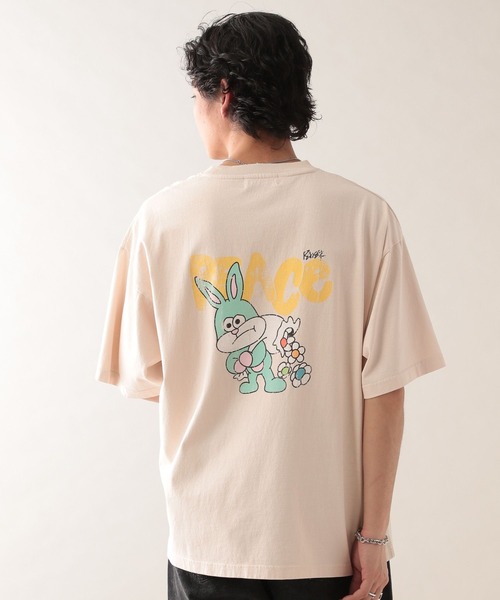 RAGEBLUE(レイジブルー)の「【RAKIZ・マチダタケル】イラストレーターコラボTシャツ(Tシャツ/カットソー・メンズ・ダークグレー/ホワイト/その他19/オフホワイト・LARGE/MEDIUM)」の15枚目の写真