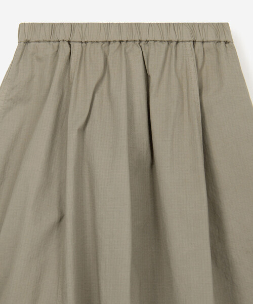 CELLAR DOOR（セラドール）の「Cellar Door | コクーン イージースカート WOMEN（スカート・レディース・グレー・XS）」の3枚目の写真