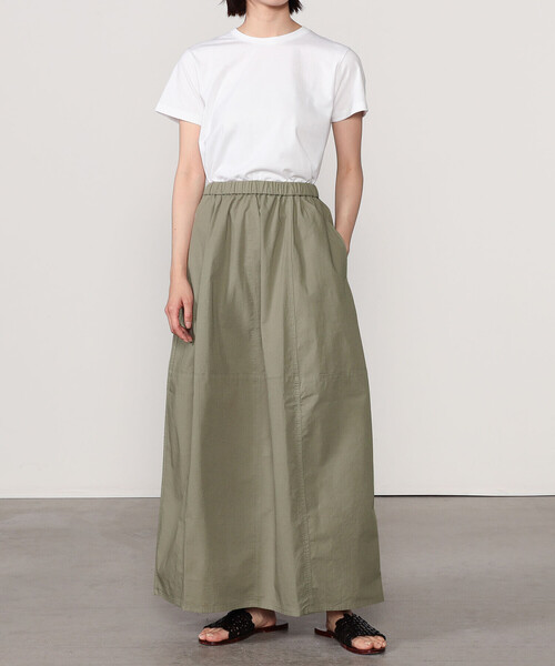 CELLAR DOOR（セラドール）の「Cellar Door | コクーン イージースカート WOMEN（スカート・レディース・グレー・XS）」の9枚目の写真