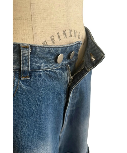 パンツ HONEY MI HONEY slash loose denim pants HONEY MI HONEY（ハニーミーハニー）の「【ZOZO限定】slash