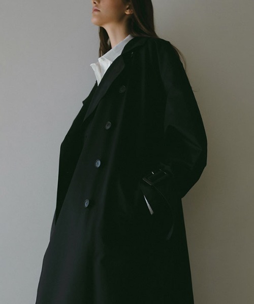 ETRE TOKYO(エトレトウキョウ)の「シャンブレーツイルトレンチコート(トレンチコート・レディース・ブラック/ベージュ・M/S)」の11枚目の写真