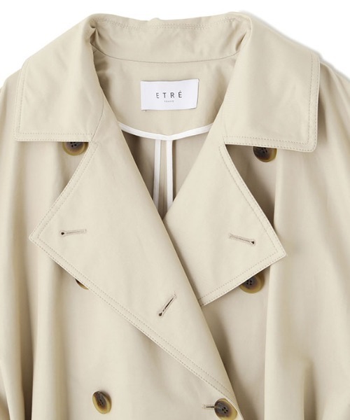 シャンブレーツイルトレンチコート(S BEIGE): アウター │ ETRE