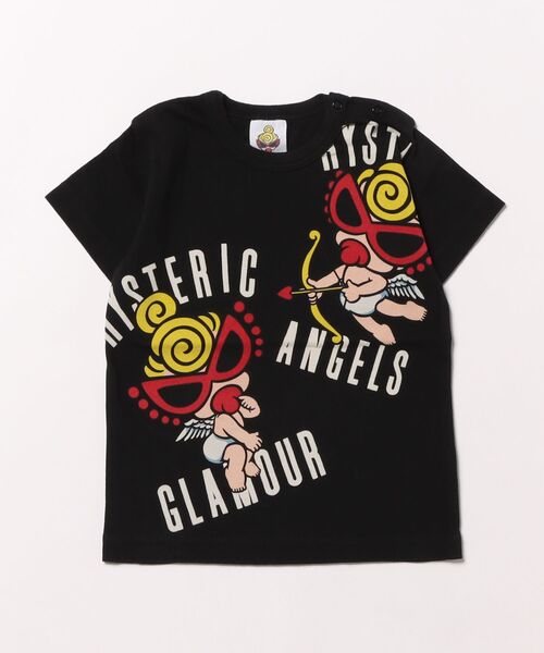 HYSTERIC MINI（ヒステリックミニ）の「MY FIRST HYSTERIC　ANGEL MINI 半袖Tシャツ（Tシャツ/カットソー・キッズ・ホワイト/ブラック/レッド・90/80）」の3枚目の写真