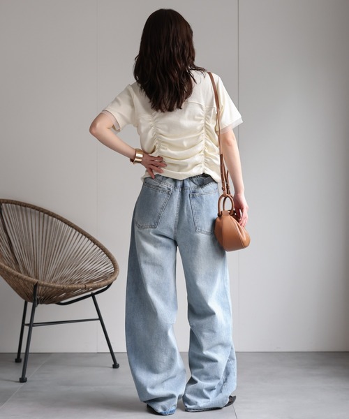 model：156cm 着用サイズ：FREE