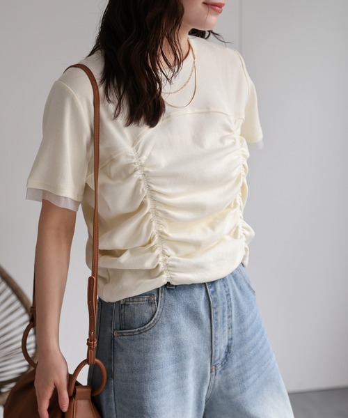 model：156cm 着用サイズ：FREE