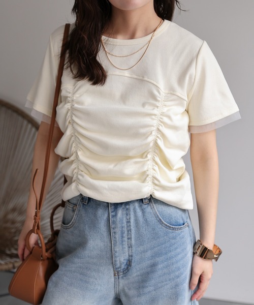 model：156cm 着用サイズ：FREE