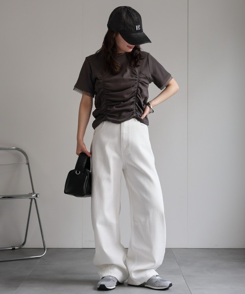 model：156cm 着用サイズ：FREE