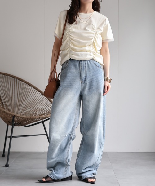 model：156cm 着用サイズ：FREE