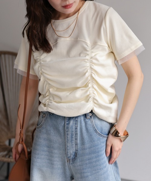 model：156cm 着用サイズ：FREE