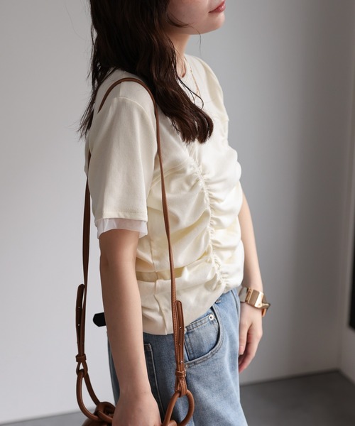 model：156cm 着用サイズ：FREE