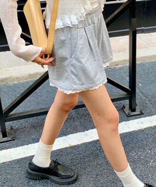 VIBGYOR（ヴィブジョー）の「【LAMPOON】スエットショートパンツ（その他パンツ・レディース・グレー・MEDIUM/LARGE）」の12枚目の写真