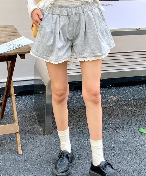 VIBGYOR（ヴィブジョー）の「【LAMPOON】スエットショートパンツ（その他パンツ・レディース・グレー・MEDIUM/LARGE）」の5枚目の写真