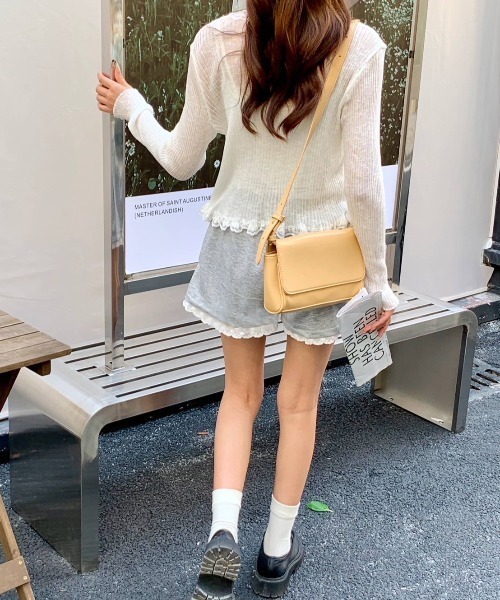 VIBGYOR（ヴィブジョー）の「【LAMPOON】スエットショートパンツ（その他パンツ・レディース・グレー・MEDIUM/LARGE）」の8枚目の写真