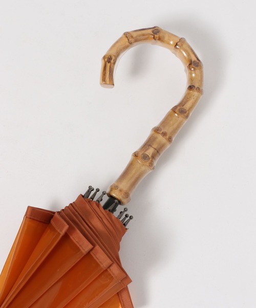 LAKOLE（ラコレ）の「バンブービニール長傘 / 319620（長傘・レディース・オレンジ/グレー/ブルー・FREE）」の11枚目の写真