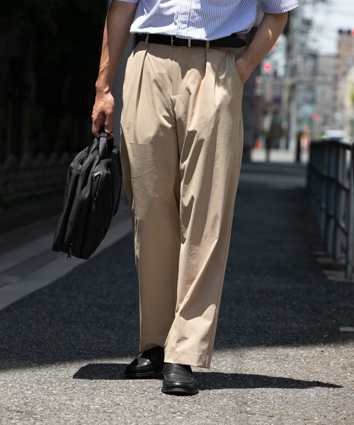 URBAN RESEARCH ROSSO MEN（アーバンリサーチロッソメン）の「『WEB限定』『セットアップ対応』『XLサイズあり』クールキープイージースラックス（その他パンツ・メンズ・ブラック/ベージュ/ネイビー/ライトグレー・SMALL/MEDIUM/LARGE/X-LARGE）」の3枚目の写真